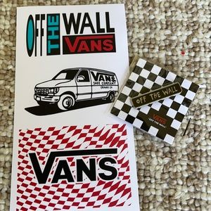 Vans “Off The Wall” Pin & Stickers